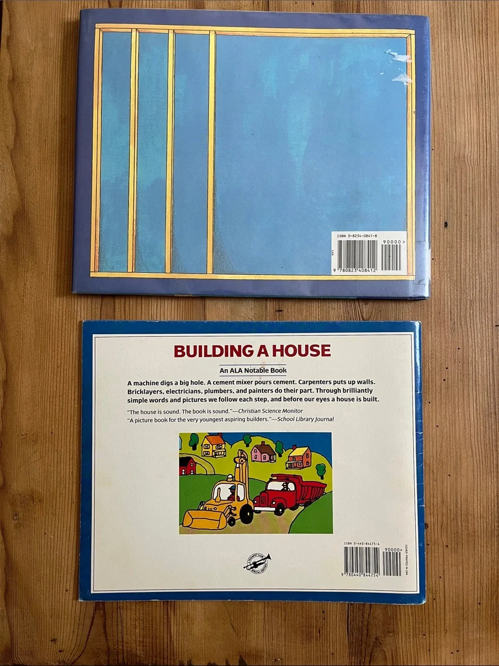 Set/2 Simple Construction Books Illustrated for Children HC How To Build A House